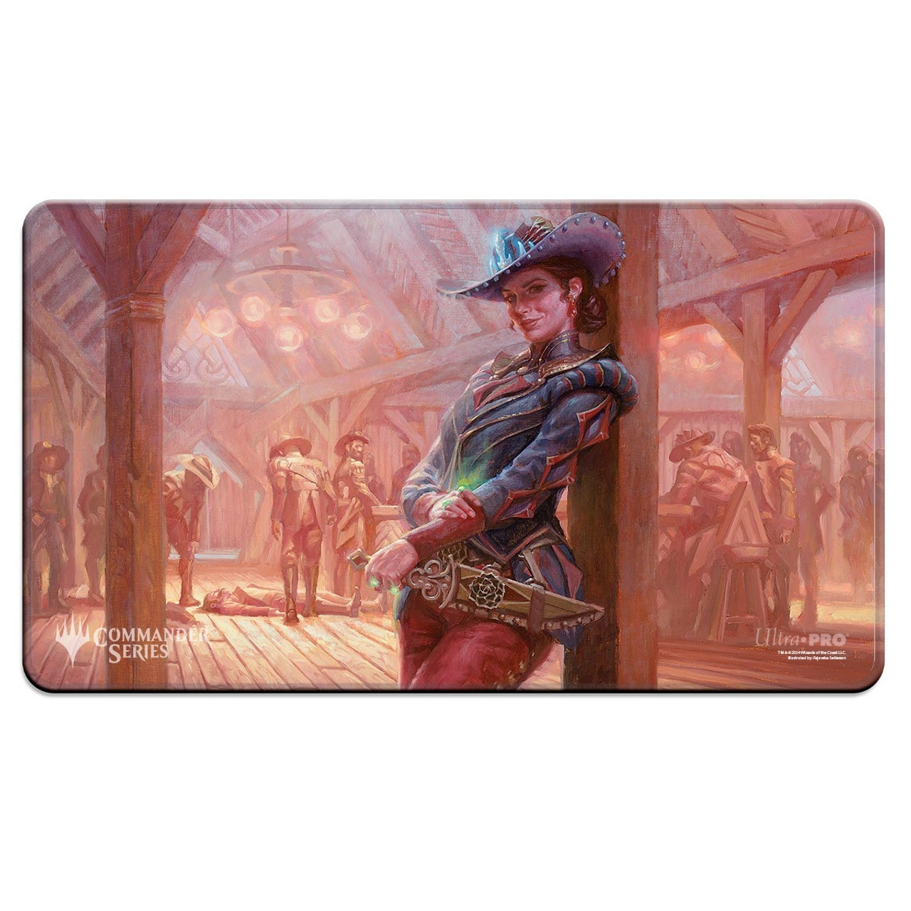 (image for) Outlaws of Thunder Junction Stitched Edge Play Mat Marchesa, Dealer of Death